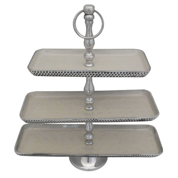 Casa Cortes Event Essentials Aluminum 3-Tier Server 