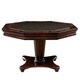 Furniture of America Karson 5-piece Dark Cherry 3-in-1 Poker Game Table Set
