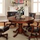 Furniture of America Preston 3-in-1 Chestnut Poker Game Table