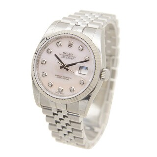 Rolex Women's Datejust Pink Dial Watch