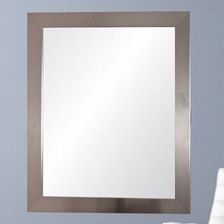 Modern Silver Wall Mirror 27 x 32