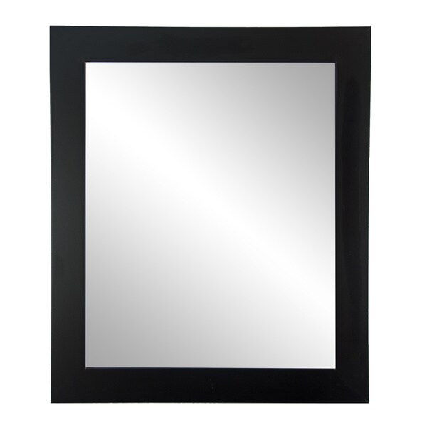 Large Black Wall Mirror 32 x 38