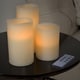 Lavish Home 3 Piece LED Flameless Candle Set with Remote