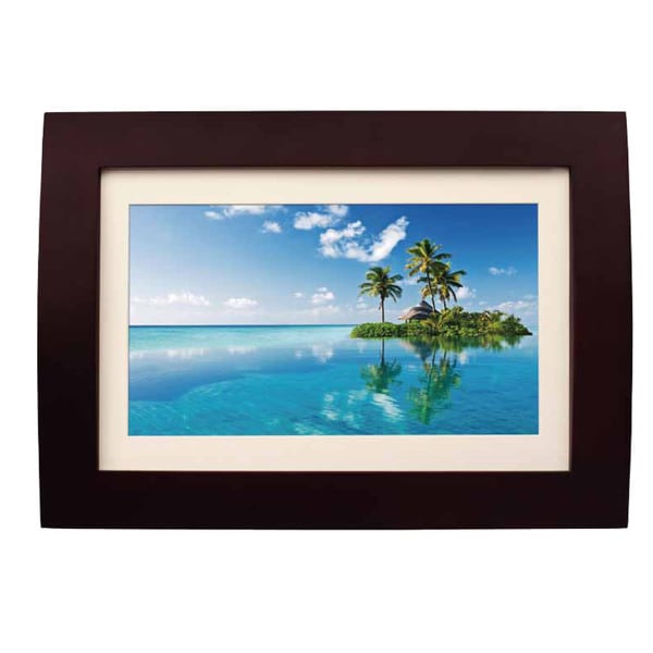 Sylvania SDPF1089 10-inch Wood Finished LED Digital Photo Frame