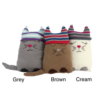 Cotton Cat Stuffed Animal/ Pillow