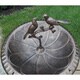 Premium Lotus Twin Birds Bird Bath