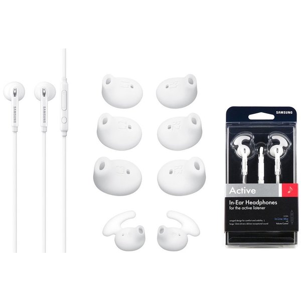 Samsung Active In-Ear Headset - Retail Packing - White