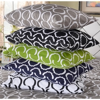 Luxor Treasures Cotton Blend Scroll Park Pillowcases (Set of 2)