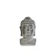 Urban Trends Small Cement Small Buddha Bust with Beaded Ushnisha