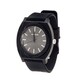 Airwalk Analog Black Case with Black Silicone Strap Watch 