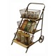 Wald Imports Farmhouse Table Top Produce Cart
