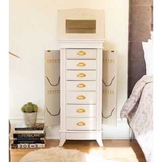 Hives & Honey Hillary White Jewelry Armoire