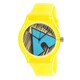 Airwalk Analog Yellow Case and Logo on Dial with Yellow Silicone Strap Watch 
