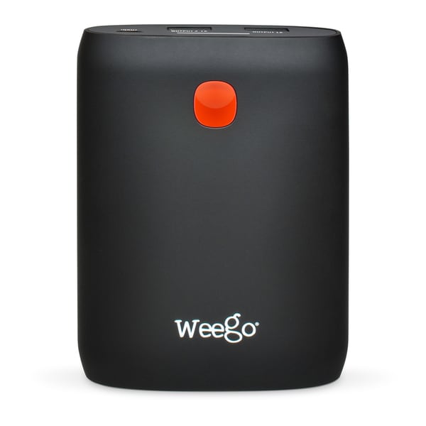 Weego Tour 10400 Portable Dual-USB 10400mAh Battery Pack