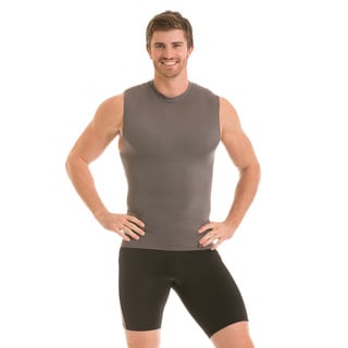 Insta Slim Men's Sleeveless Crew Neck Compression T-Shirt