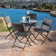 Christopher Knight Home El Paso Outdoor 5-piece Multi-brown Wicker Folding Dining Set