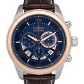Balmer E-Type Men's Luxury Racing-style Swiss Chronograph Watch with Custom-milled Bezel and Textured Dial