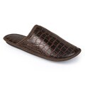 Vance Co. Men's Backless Python Print Slippers