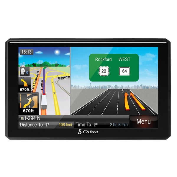 Cobra 8000 PRO HD 7in GPS system and CDR 810 Full HD Dash Cam Bundle