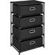 Altra Sidney Black 4-Drawer Storage End Table