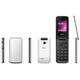 BLU Diva Flex 2.4 T350 Unlocked GSM Dual-SIM Flip Cell Phone - Retail Packaging