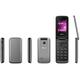 BLU Diva Flex 2.4 T350 Unlocked GSM Dual-SIM Flip Cell Phone - Retail Packaging