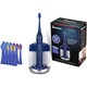 Pursonic S450 Blue Deluxe Sonic Toothbrush with 12 Brush Heads and UV Sanitizer