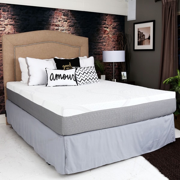 Somette Deluxe 10-inch Full-Size Gel Memory Foam Mattress