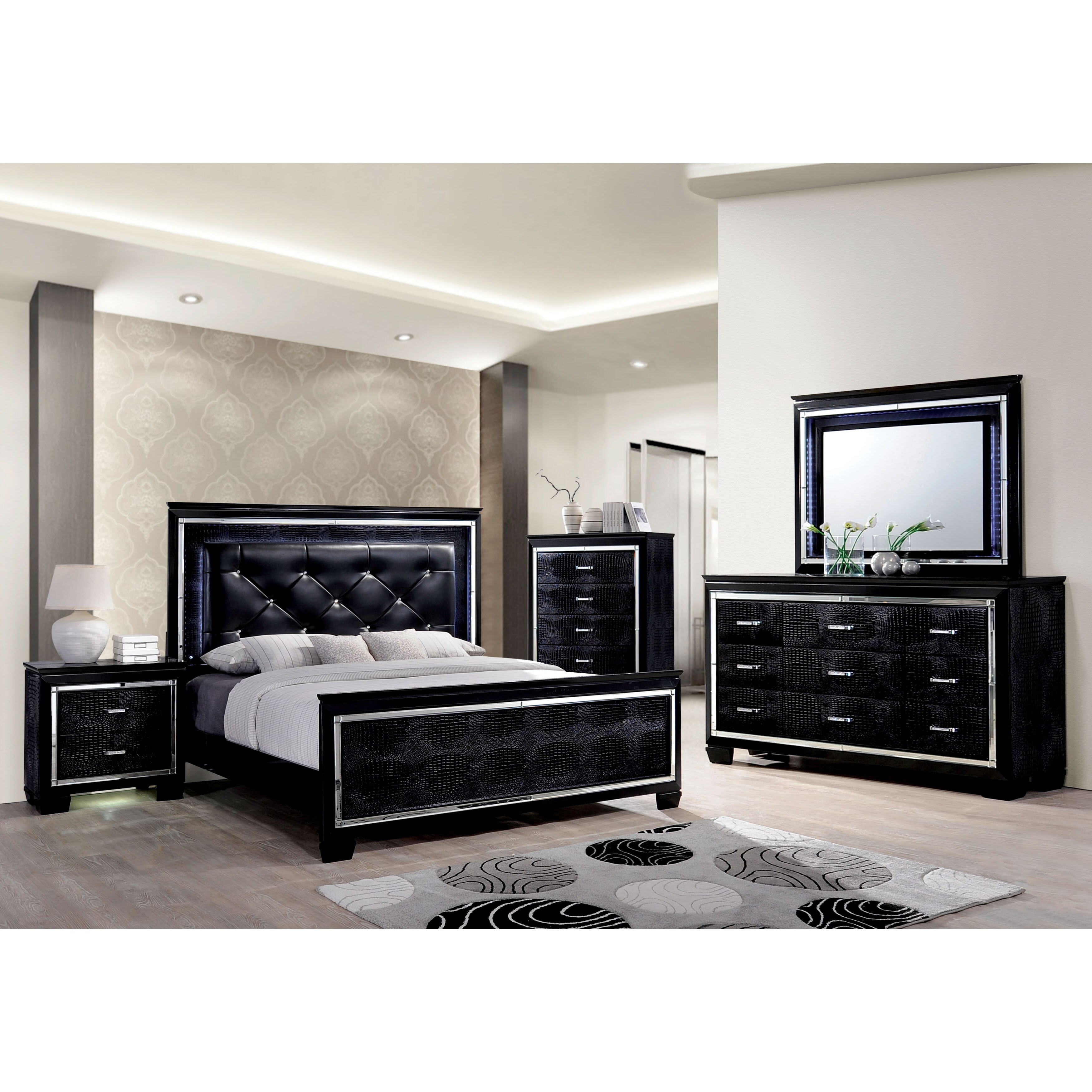 Furniture Of America Tallone Contemporary Crocodile Textured - Furnitureofamericatallonecontemporarycrocodiletextured furniture of america tallone contemporary crocodile textured - furnitureofamericatallonecontemporarycrocodiletextured