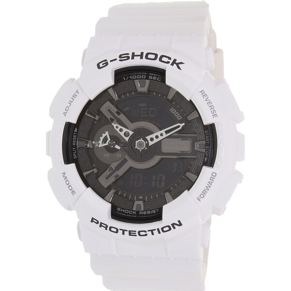 Casio Men's G-Shock GA110GW-7A White Resin Quartz Watch