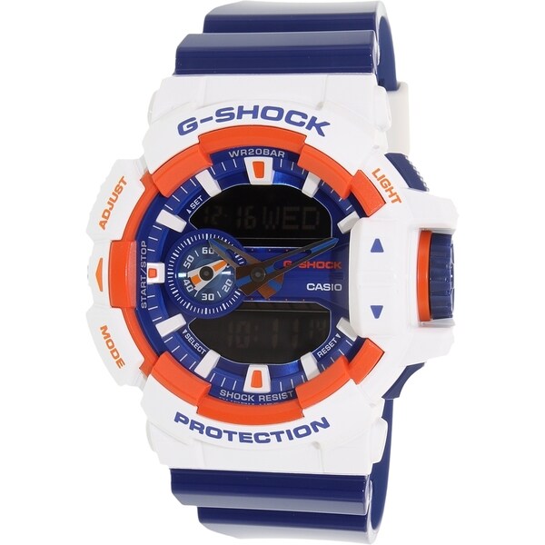Casio Men's G-Shock GA400CS-7A Blue Resin Quartz Watch