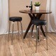 Christopher Knight Home Zair Bonded Leather Barstool (Set of 2)