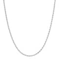 Fremada Sterling Silver 1.2-mm Diamond-Cut Italian Rope Chain Necklace (18 - 36 inches)