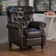 Christopher Knight Home Walder Bonded Leather Recliner Club Chair