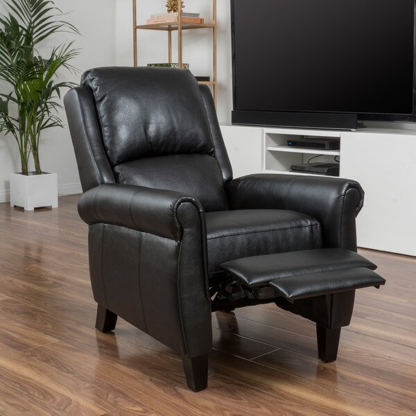 Christopher Knight Home Haddan Pu Leather Recliner Club Chair 18108481 4099