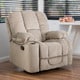 Christopher Knight Home Gannon Fabric Glider Recliner Club Chair