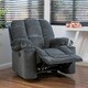 Christopher Knight Home Gannon Fabric Glider Recliner Club Chair