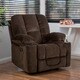 Christopher Knight Home Gannon Fabric Glider Recliner Club Chair
