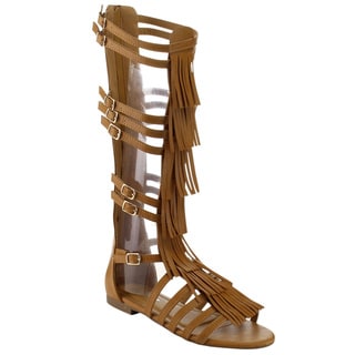 Beston GB18 Women's Fringe Sandals