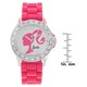 Disney Women's Barbie White Dial Pink Strap Watch