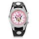 Disney Minnie Mouse Analog Light Up Dial Strap Watch