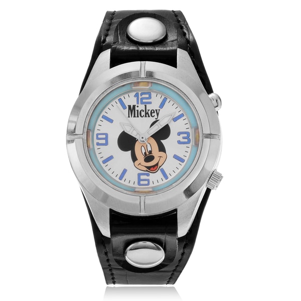 Disney Mickey Mouse Light Up Dial Strap Watch