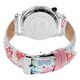 Disney Minnie Mouse Analog Flower Leather Strap Watch
