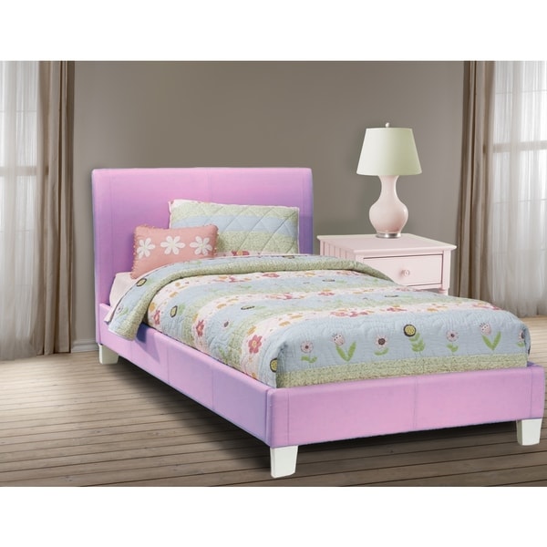 LYKE Home Downtown Lavender Platform Twin Bed