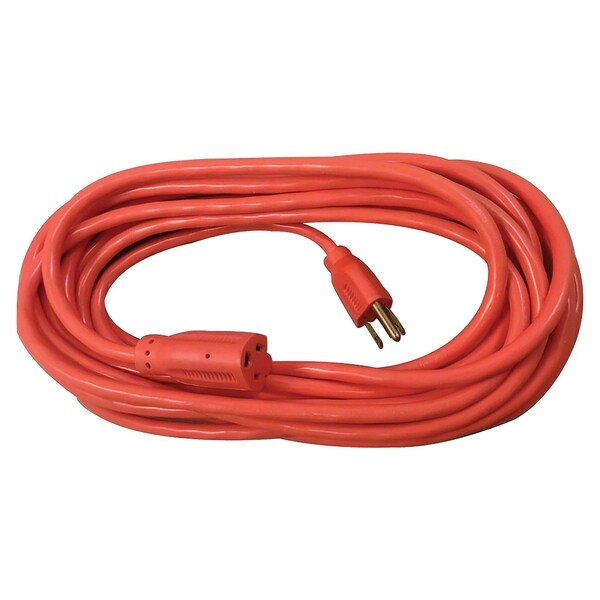 Compucessory Heavy Duty Extension Cord 25', Orange - 1/EA