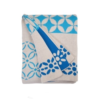 Riverway Blue Throw Blanket