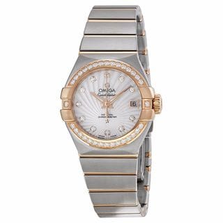 Omega Women's 12325272055001 Constellation White MOP Watch