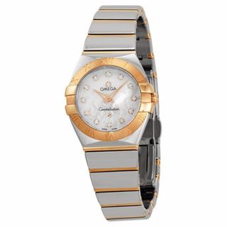 Omega Women's 12320246055003 Constellation White MOP Watch