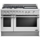 DCS Professional Series 48-inch Pro-Style Slide-In Natural Gas Range with griddle And 24-inch double dish drawer package