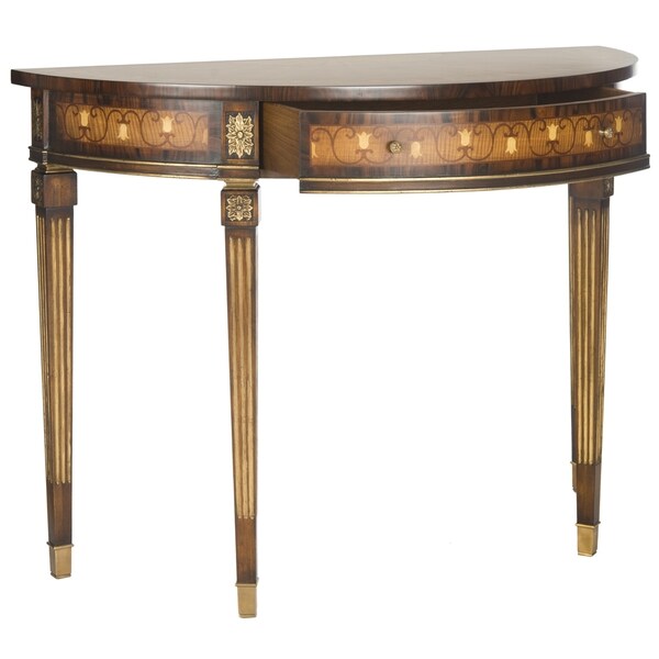 Safavieh Couture High Line Collection Bucknell Mahogany/ Satinwood Honey Console Storage Table